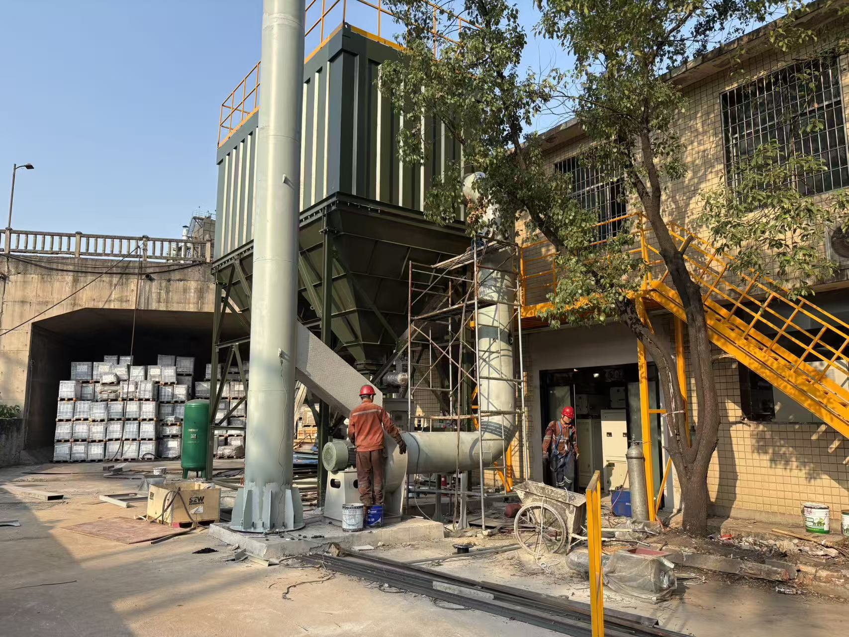 石灰粉除塵裝置布袋除塵器